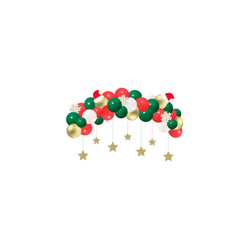 KIT DE DÉCORATION BALLON   ASSORTI LATEX (1 UNITÉ)