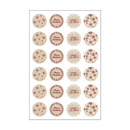 10 FEUILLES (24 U.) ÉTIQUETTES