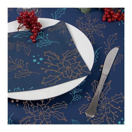 SETS DE TABLE 'HOLLY' 55 G/M2 30x40 CM BLEU AIRLAID (800 UNITÉ)