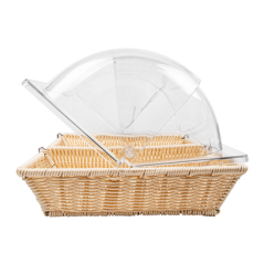 CORBEILLE SIMILAIRE OSIER AVEC COUPOLE GN 1/1