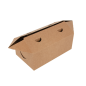 BOÎTES REPAS À EMPORTER 1 L 300 G/M2 11x18x7 CM MARRON CARTON (50 UNITÉ)