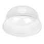 COUVERCLES COUPOLE AVEC ORIFICE POUR 223.99  Ø 7,8x3,9 CM TRANSPARENT PLA (1250 UNITÉ)