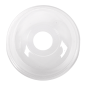 COUVERCLES COUPOLE AVEC ORIFICE POUR 224.01  Ø 8,5x4,2 CM TRANSPARENT PLA (800 UNITÉ)