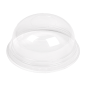 COUVERCLES COUPOLE SANS ORIFICE POUR 224.02  Ø 9,5x4,4 CM TRANSPARENT PLA (800 UNITÉ)