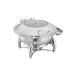 CHAFING DISH ROND AVEC FENÊTRE
