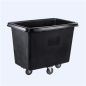 CHARIOT POUR BLANCHISSERIE 'ARROW' 340 L 74x107x86 CM NOIR PE (1 UNITÉ)