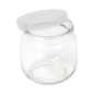 POT AVEC COUVERCLE 'WAKI GLASS' 200 ML Ø 7,3x7,3 CM TRANSPARENT VERRE (72 UNITÉ)