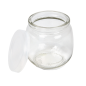 POT AVEC COUVERCLE 'WAKI GLASS' 200 ML Ø 7,3x7,3 CM TRANSPARENT VERRE (72 UNITÉ)