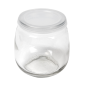 POT AVEC COUVERCLE 'WAKI GLASS' 300 ML Ø 8,4x8,7 CM TRANSPARENT VERRE (48 UNITÉ)