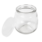 POT AVEC COUVERCLE 'WAKI GLASS' 300 ML Ø 8,4x8,7 CM TRANSPARENT VERRE (48 UNITÉ)