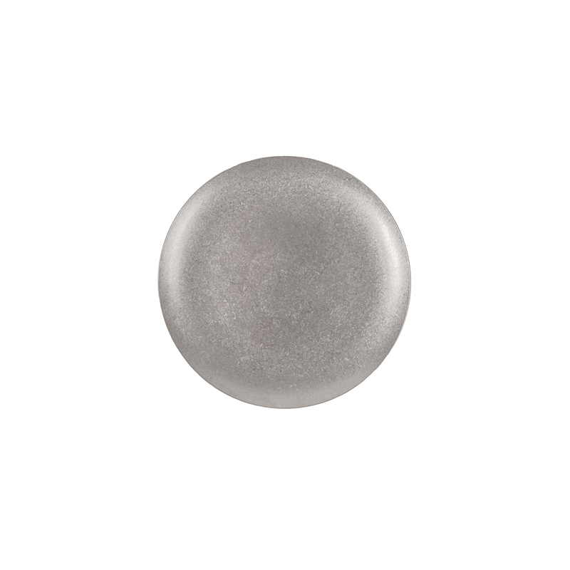 ASSIETTES PLATES 'ARTINOX'  Ø19x1,4 CM ARGENTE INOX (10 UNITÉ)