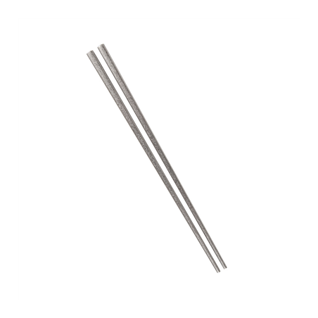 BAGUETTES CHINOISES 'ARTINOX'  23,5 CM ARGENTE INOX (40 UNITÉ)