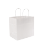 SACS SOS TRAITEUR AVEC ANSES  80 G/M2 24+15x29 CM BLANC CELLULOSE (250 UNITÉ)