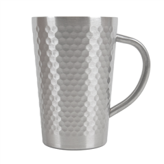 TASSES 'ARTINOX' 350 ML Ø 8,2x12 CM ARGENTE INOX (6 UNITÉ)