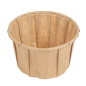 POTS TRAITEUR PAPIER PLISSÉ 90 ML (3 oz) 80 G/M2 Ø6,5/4,9x3,8 CM NATUREL PARCH.INGRAISSABLE (250 UNITÉ)