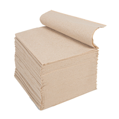 PAPIER HYGIÉNIQUE INTERCALÉ ECOLABEL 2 PLIS - 200 FEUILLES  2x16 G/M2 21x11 CM NATUREL PAPIER RECYCLÉ (1 UNITÉ)