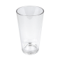 GOBELETS 400 ML Ø 8,1/5,5x13,8 CM TRANSPARENT POLYCARBONATE (12 UNITÉ)