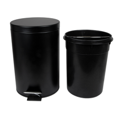 POUBELLE À PÉDALE AVEC RÉCEPTACLE INTÉRIEUR