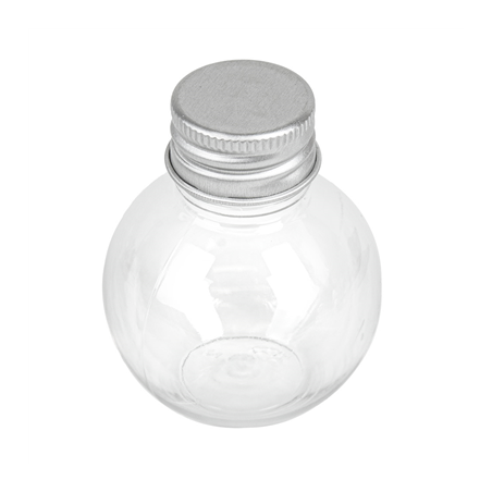 FLACONS SPHÉRIQUES AVEC BOUCHON EN ALUMINIUM