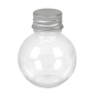 FLACONS AVEC BOUCHON EN ALUMINIUM 50 ML Ø5x6,2 CM TRANSPARENT PET (150 UNITÉ)