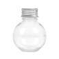 FLACONS AVEC BOUCHON EN ALUMINIUM 50 ML Ø5x6,2 CM TRANSPARENT PET (150 UNITÉ)