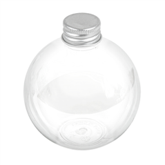 FLACONS SPHÉRIQUES AVEC BOUCHON EN ALUMINIUM