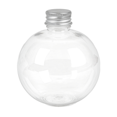 FLACONS AVEC BOUCHON EN ALUMINIUM 250 ML Ø8x9,1 CM TRANSPARENT PET (150 UNITÉ)