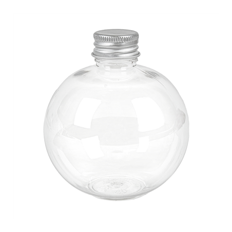 FLACONS AVEC BOUCHON EN ALUMINIUM 250 ML Ø8x9,1 CM TRANSPARENT PET (150 UNITÉ)