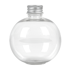 FLACONS SPHÉRIQUES AVEC BOUCHON EN ALUMINIUM