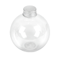 FLACONS SPHÉRIQUES AVEC BOUCHON EN ALUMINIUM 350 ML Ø9x10,1 CM TRANSPARENT PET (150 UNITÉ)