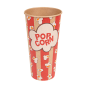RÉCIPIENTS POUR POP-CORN 720 ML 230 +20 PE G/M2 Ø 9,5/6,5x17,7 CM KRAFT (1000 UNITÉ)
