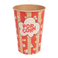RÉCIPIENTS POUR POP-CORN 1380 ML 230 +20 PE G/M2 Ø 12/8,8x17,5 CM KRAFT (500 UNITÉ)
