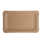 PLATEAUX PÂTISSERIE - PETITS  300 G/M2 16x10CM NATUREL KRAFT (250 UNITÉ)