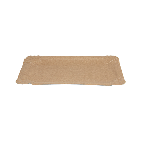 PLATEAUX PÂTISSERIE - PETITS 300 G/M2 17,5x11CM NATUREL KRAFT (250 UNITÉ)