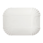 PLATEAUX  320 G/M2 18x13x3 CM BLANC CARTON (1000 UNITÉ)