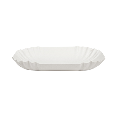 PLATEAUX 300 G/M2 15x12x2 CM BLANC CARTON (2000 UNITÉ)
