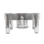 BASE POUR 268.71  Ø28,2x14,2 CM ARGENTE INOX (1 UNITÉ)