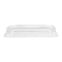COUVERCLES POUR RÉCIPIENTS 268.88/89  18,5x12,9x3,2 CM TRANSPARENT PET (600 UNITÉ)