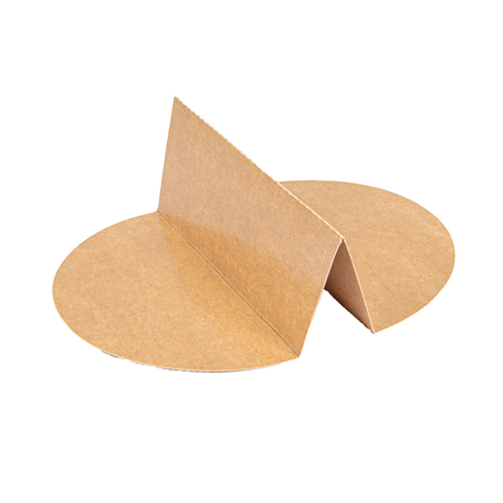 SÉPARATEUR 2 COMPARTIMENTS SALADIER 212.98  300 + 18 PE G/M2 Ø22,3/14x4,8 CM NATUREL KRAFT (600 UNITÉ)