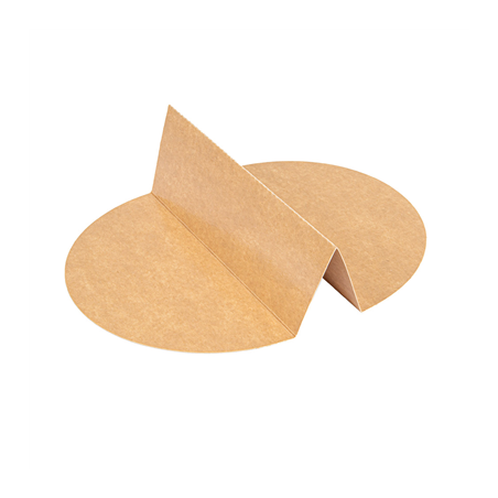 SÉPARATEUR 2 COMPARTIMENTS SALADIER 212.97  300 + 18 PE G/M2 Ø26,8/17,5x5,3 CM NATUREL KRAFT (600 UNITÉ)