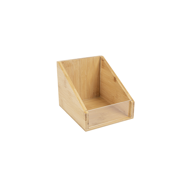 DISTRIBUTEUR CONDIMENTS  15x18x14 CM NATUREL BAMBOU (1 UNITÉ)