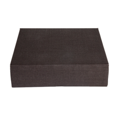 BOÎTES PATISSERIES SANS FENÊTRE 'THEPACK' 250 G/M2 30x30x8 CM CHOCOLAT CARTON ONDULÉ NANO-MICRO (100 UNITÉ)
