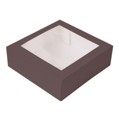 BOÎTES PÂTISSERIES AVEC FENÊTRE