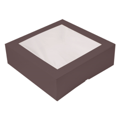 BOÎTES PÂTISSERIES AVEC FENÊTRE