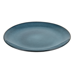 ASSIETTES 'AKALA'  Ø27x17,7x3,4 CM BLEU STONEWARE (6 UNITÉ)