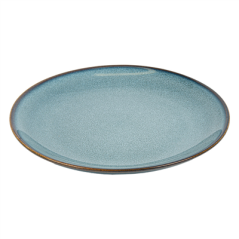 ASSIETTES 'AKALA'  Ø21x14,5x2,7 CM BLEU STONEWARE (6 UNITÉ)