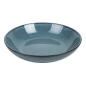 Image ASSIETTES CREUSES 'AKALA'  Ø20x11,2x4,4 CM BLEU STONEWARE (6 UNITÉ) #2