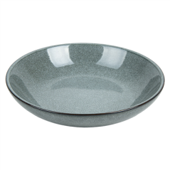 ASSIETTES CREUSES 'AKALA'  Ø20x11,2x4,4 CM GRIS VERDÂTRE STONEWARE (6 UNITÉ)