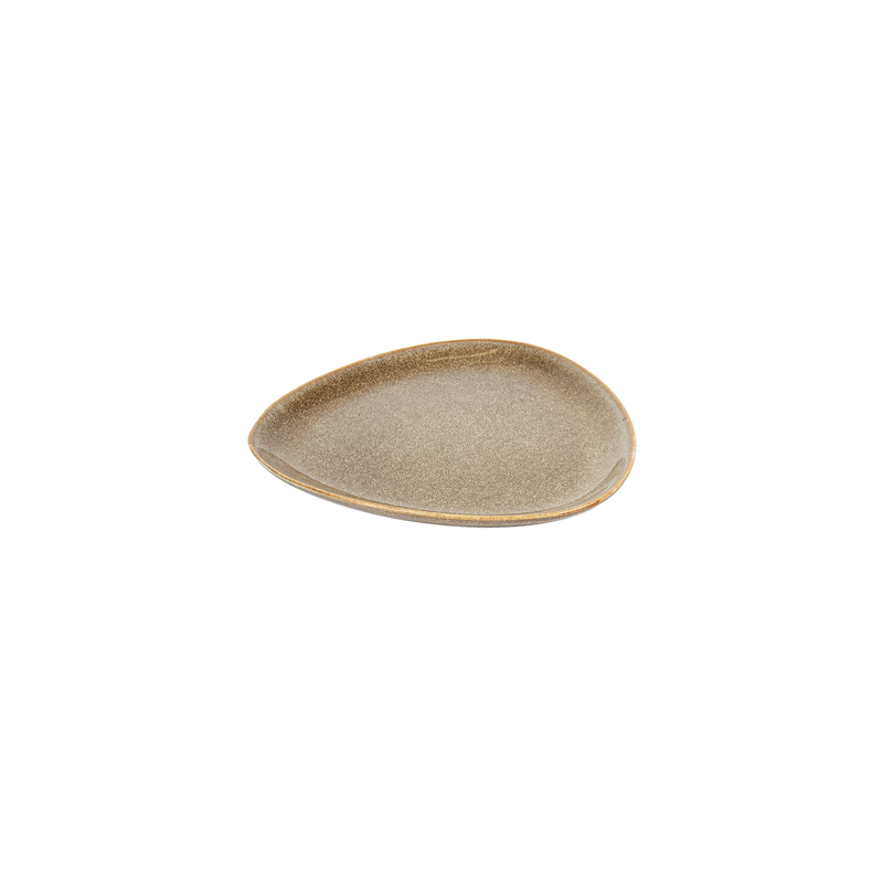 ASSIETTES TRIANGULAIRES 'AKALA'  Ø27,5x25x2,5 CM TERRE STONEWARE (6 UNITÉ)