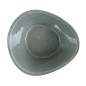 BOL TRIANGULAIRE 'AKALA' 680 ML Ø15x8,3 CM GRIS VERDÂTRE STONEWARE (6 UNITÉ)
